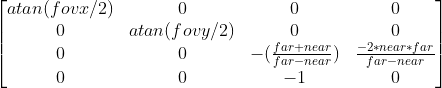 perspective_projection_matrix